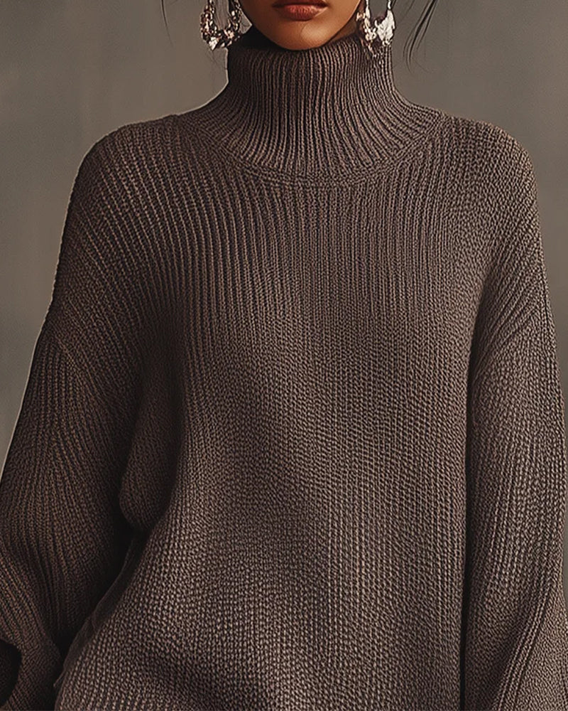 Set Med Elegant Stil, Genser Lag Og Camisole Kjole