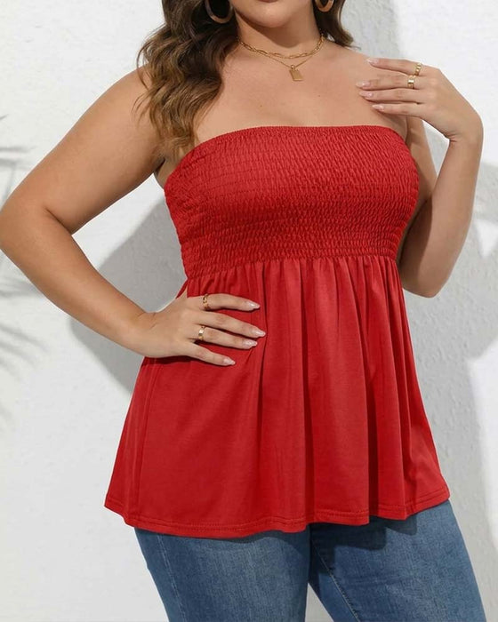 Topp Elastisk Stroppløs A-Linje