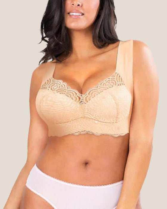 🤩SISTE DAG AV SALGET 🔥Ultimat løft & støtte – Blonde-BH i plus size