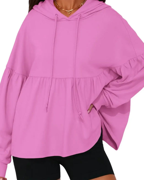 Sweatshirt Hetta Dragsnor Løs