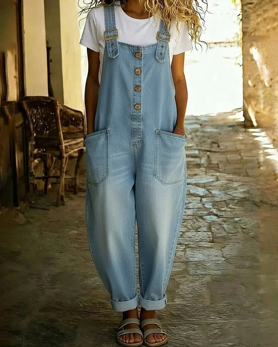 Hoppdrakt Justerbar Denim