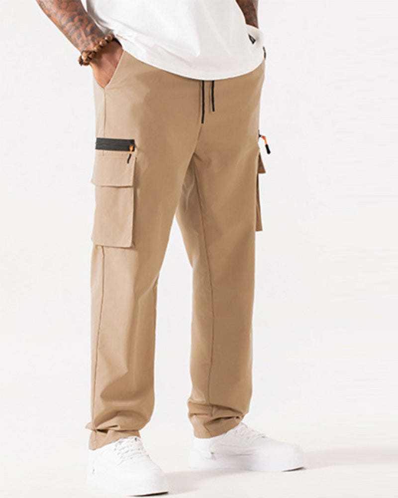 Bukser Løse Avslappede Flerlomme Cargo