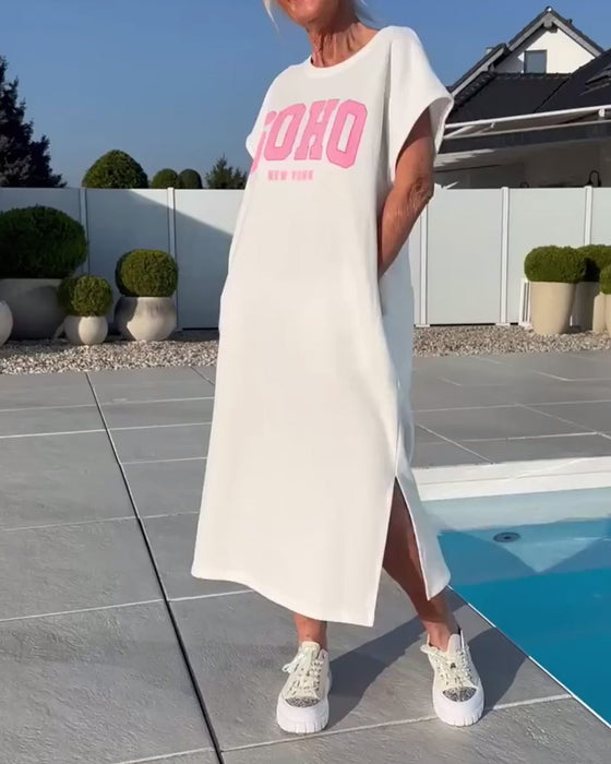 Kjole Mote Løs Splitt