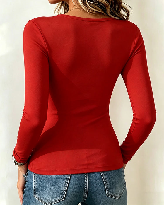 Bluse Stilig Slim Langermet