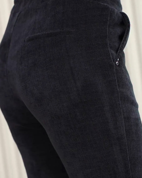 Bukse Snøring Elastisk Midje Fløyel