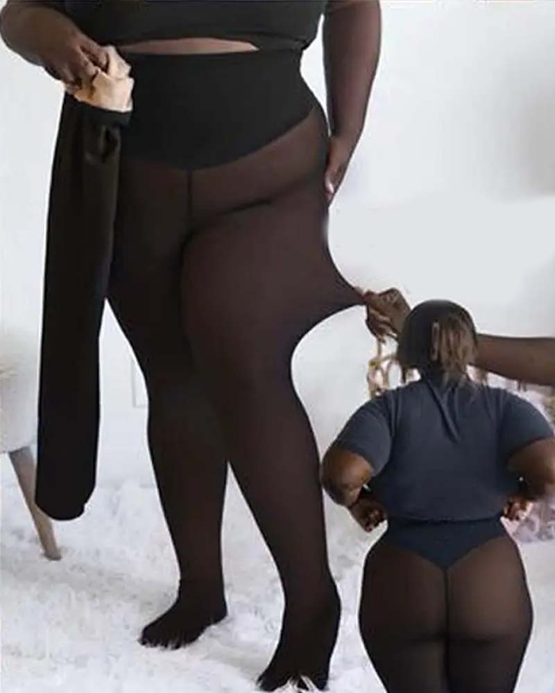 Fôrede Shaping-Leggings Med Én Søm