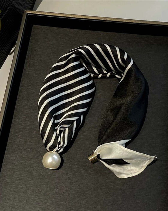 Enkel Glamour: Perlehalsbåndskjerf 🧣
