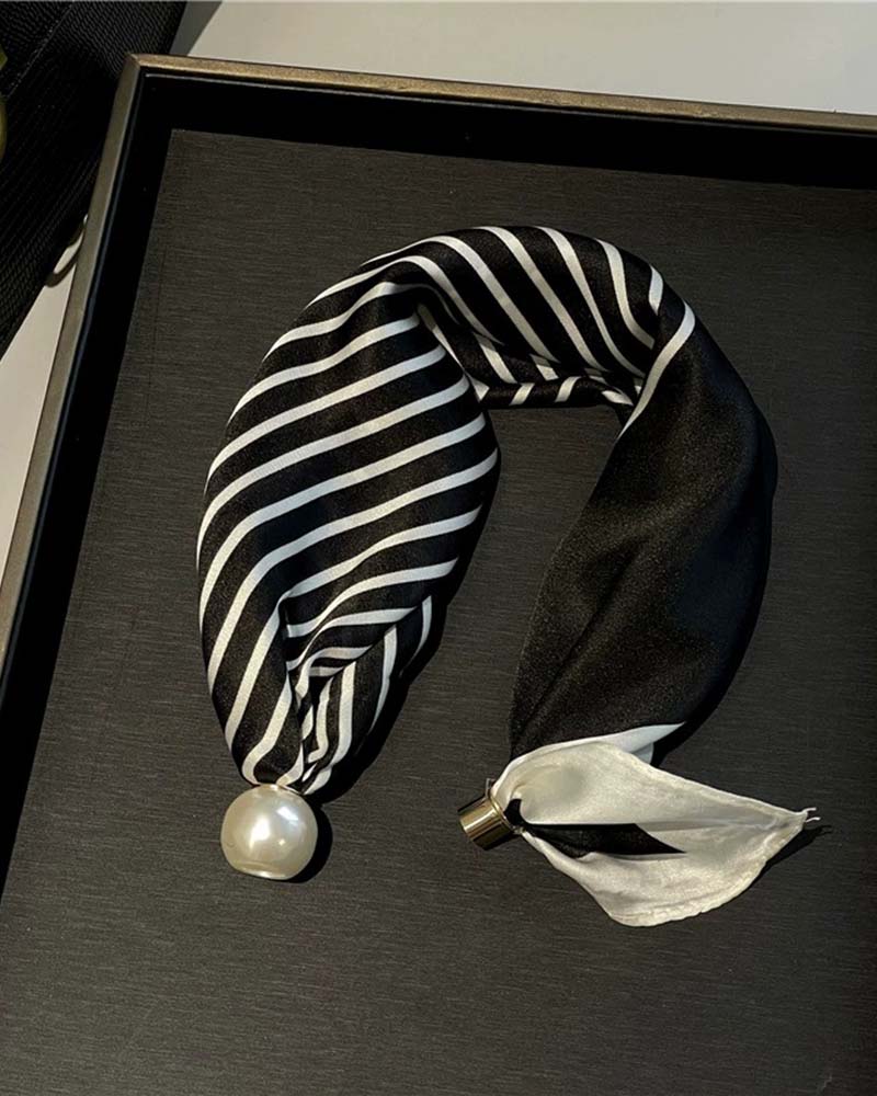 Enkel Glamour: Perlehalsbåndskjerf 🧣