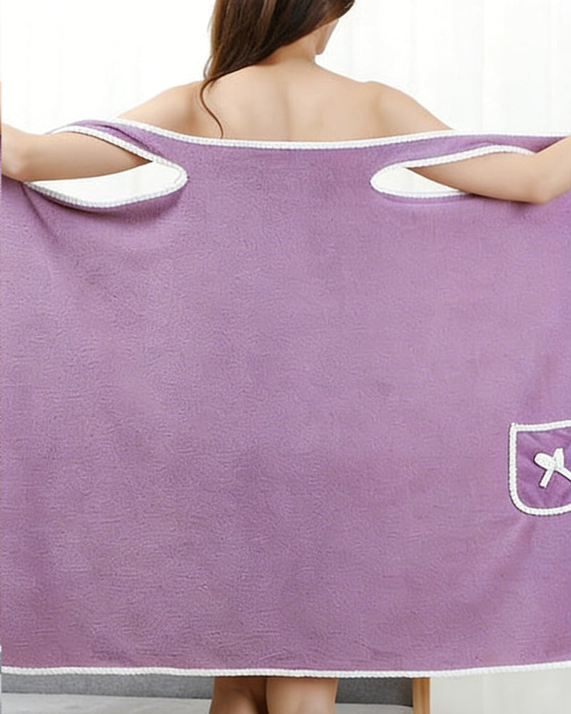 Badekåpe Dame Korall Fleece