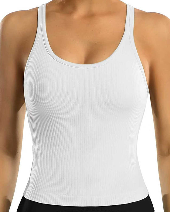 Tanktop Med Innebygd Bh Og Racerback