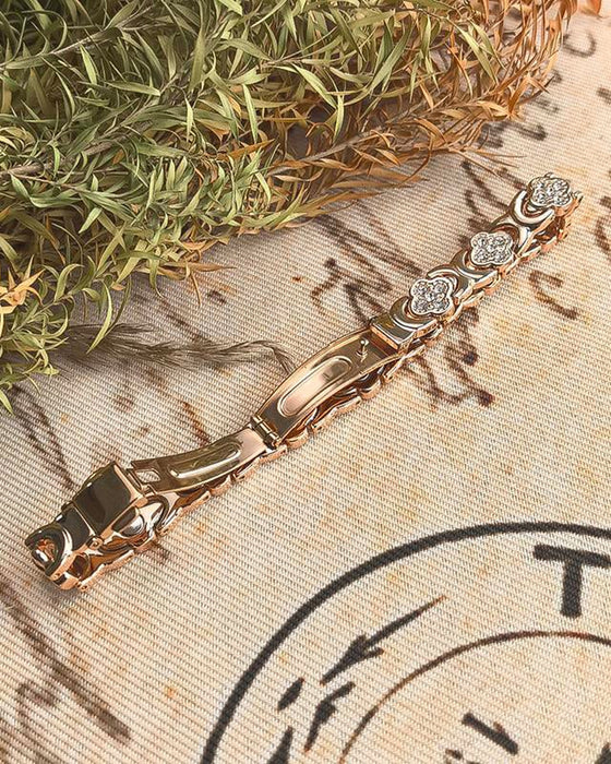 Kobberarmbånd Med Firkløver