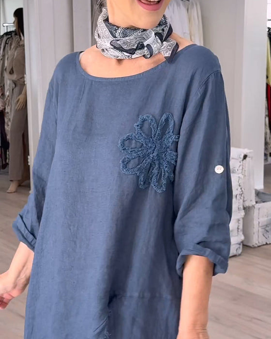 Skjorte Råkanter Sliss Asymmetrisk