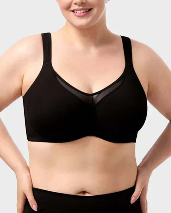 Bh Mesh Sammenføyd Bh-Tråd Push-Up
