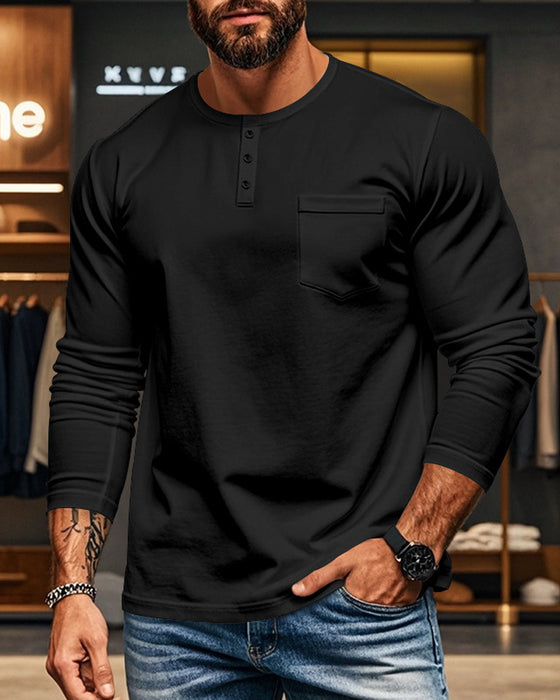 Topp Pustende Pullover Langermet Herre