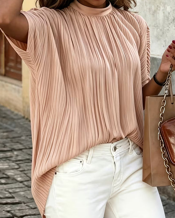 Bluse Kortermet Enfarget