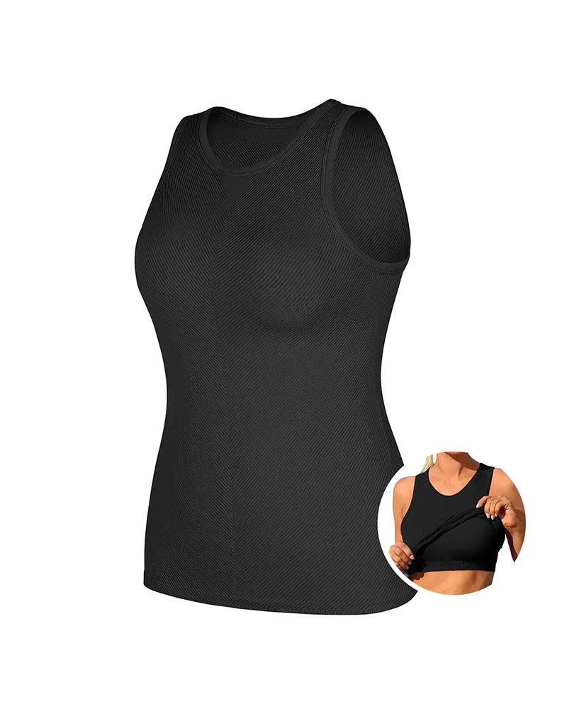 Sportig Tanktopp Med Innebygd Bh