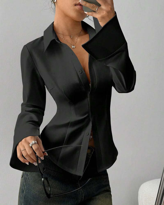 Eleganst Slim-Fit DameSkjorte