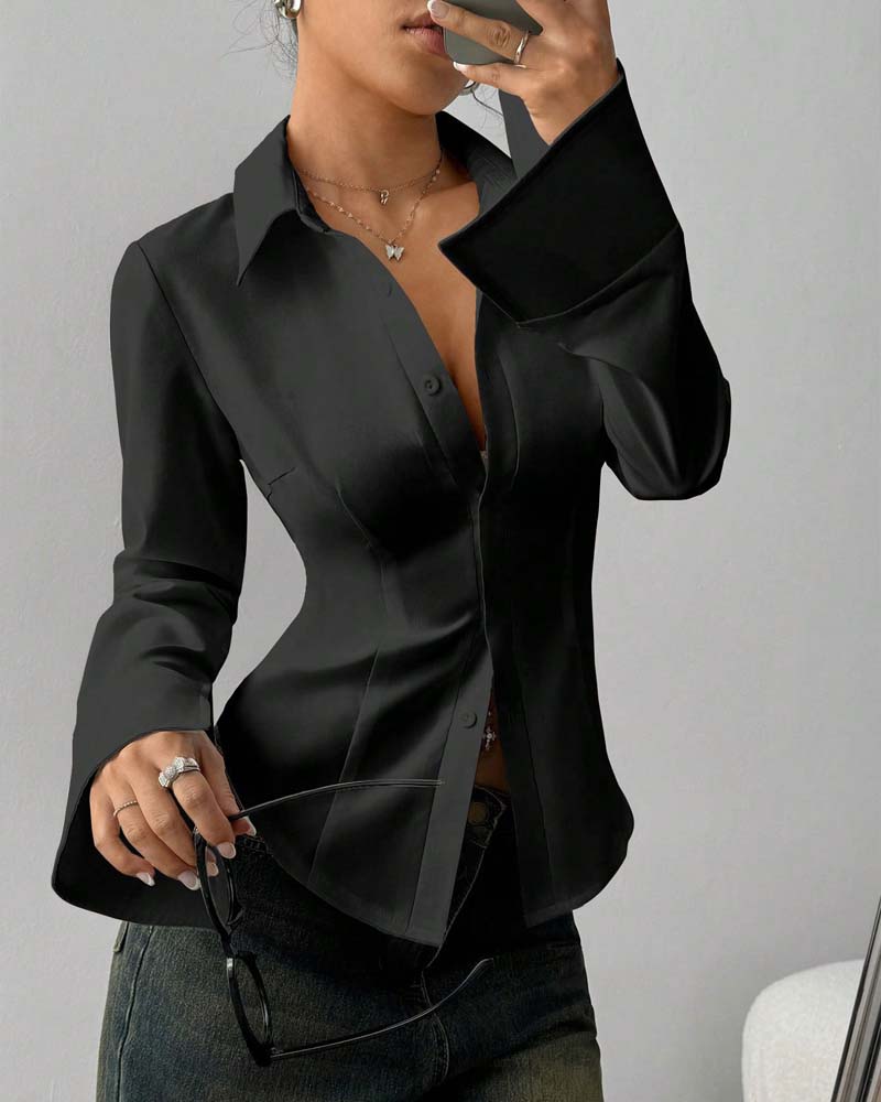 Eleganst Slim-Fit DameSkjorte
