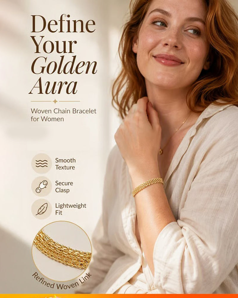 Bredt Veve Mesh Armbånd
