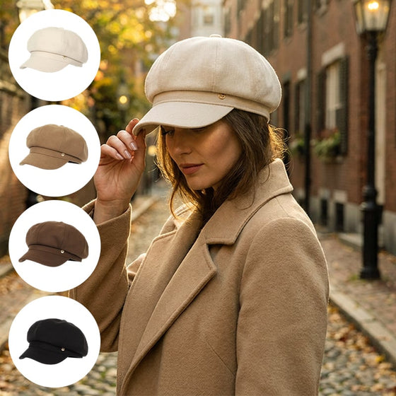 Britisk Stil Newsboy-Caps