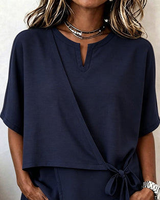Bluse Casual Knyting Solid