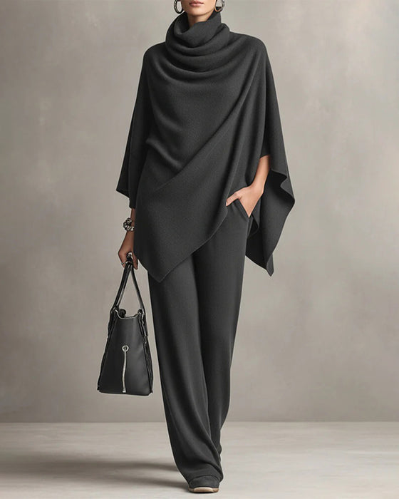 Sett Turtleneck Topp Bred Ben Bukser