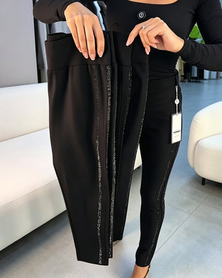 Blyantbukser Fin Skimrende Slim Fit Stretch