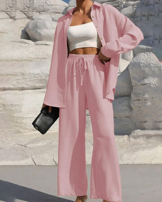 Sett Lang Erme Casual Solid