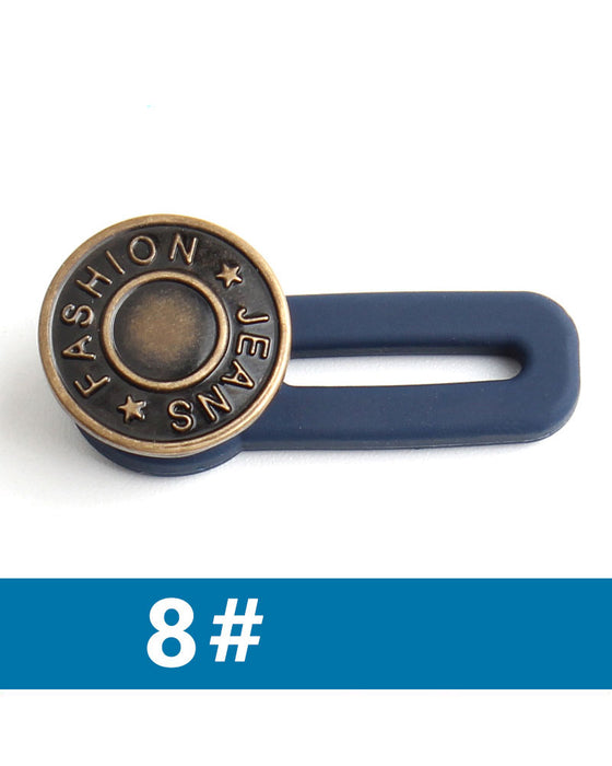 Fjærbelastet Metallknapp For Midjeutvider Til Jeans