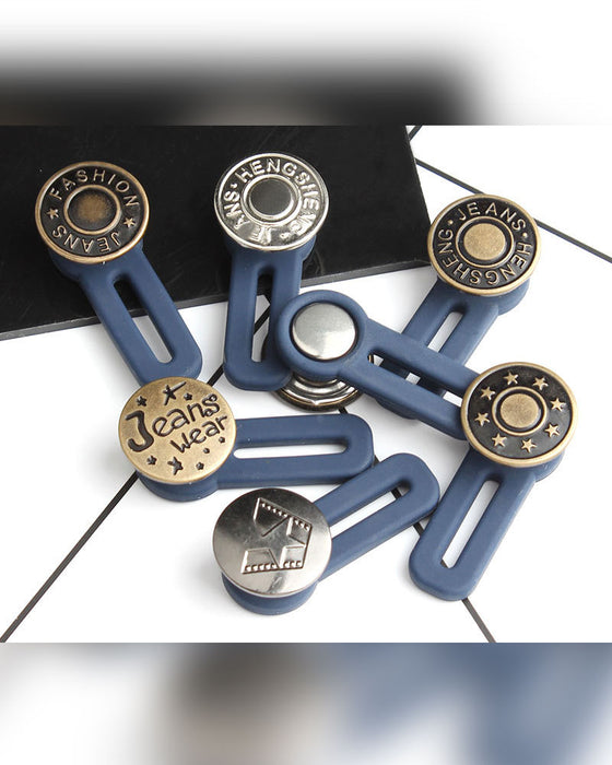 Fjærbelastet Metallknapp For Midjeutvider Til Jeans