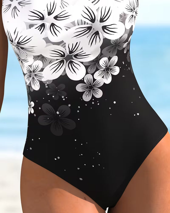 One-Piece Mote Blomstertrykk