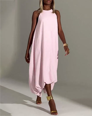 Kjole Halterneck Ermeløs Tulipan