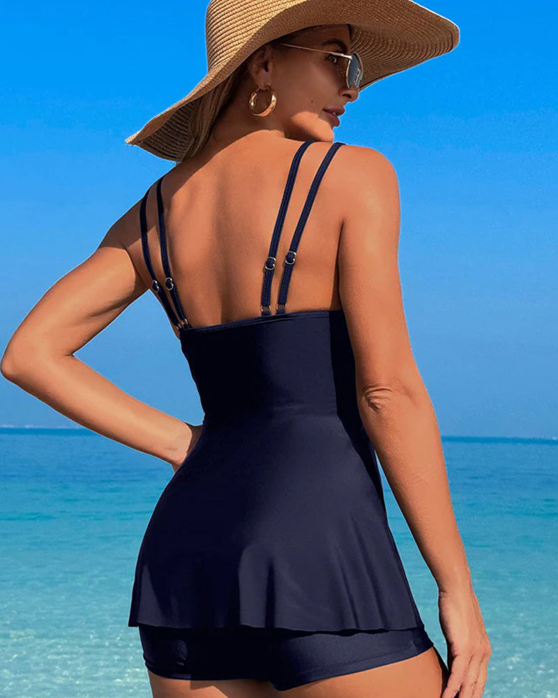 Tankini Sexy Tynt Mesh Patchwork