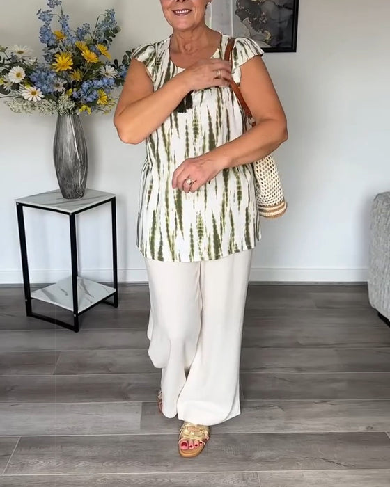 Bluse Lotusblad Ermer Dusker Tie-Dye