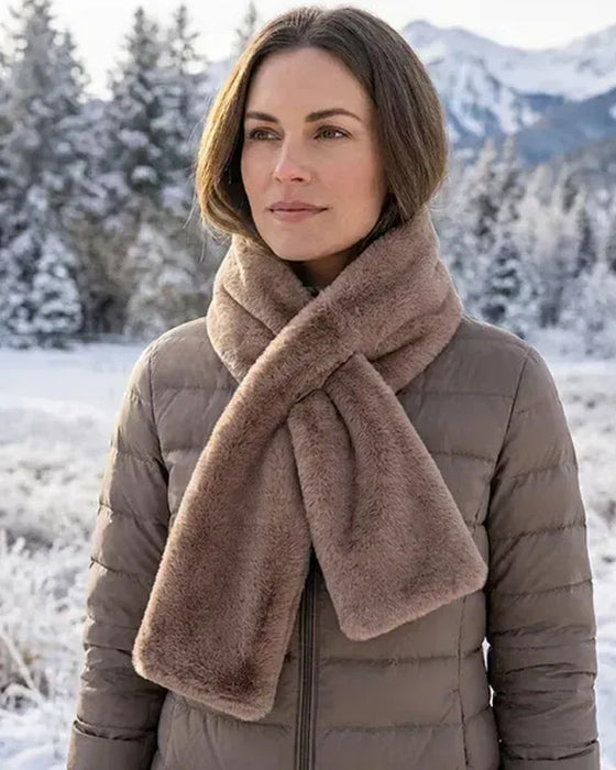 🎁Skjult Lomme Koselig Skjerf Varm Myk Og Sikker Glidelås🧣