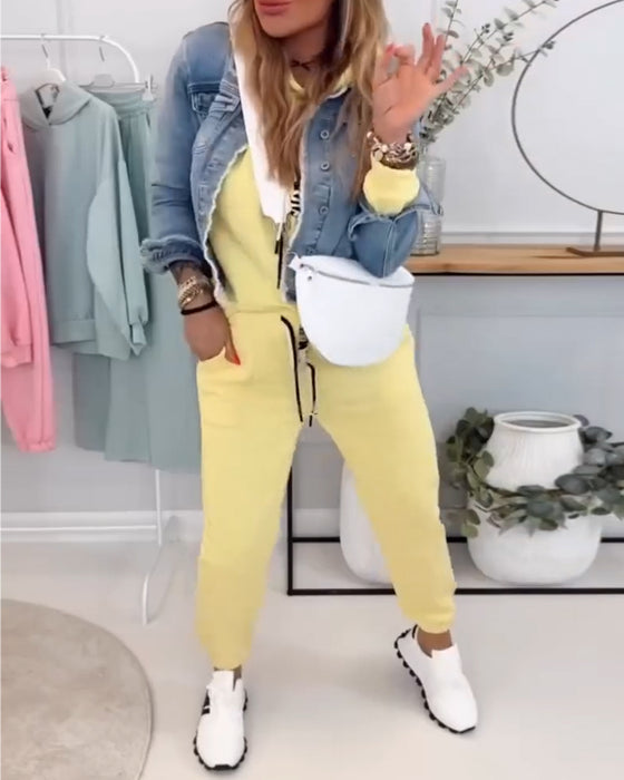 Todelt Dress Street Style Genser Sport