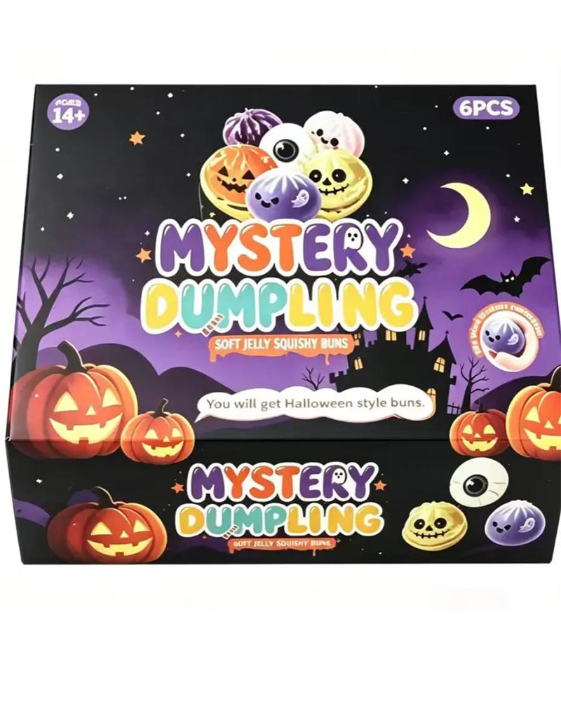 Halloween-Sett Med Søte Skumle Spøkelse-Maruko-Myke Klemmeleker, Miniatyr Bærbar Stressleke, Sensoriske Produkter For Halloween-Ting, Påfyll Til Festgodsposer & Minigaver