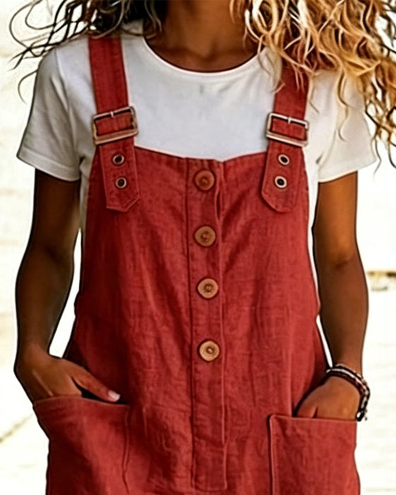 Jumpsuit Avslappet Justerbar
