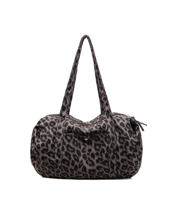 Veske Stor Kapasitet Leopard Trykk Tote