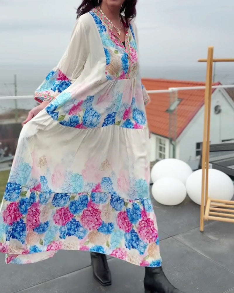 Kjole Bohemisk Ferie Maxi