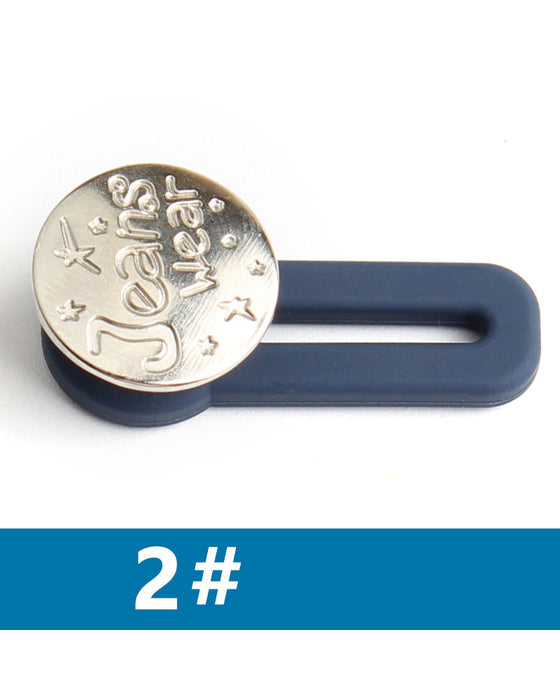 Fjærbelastet Metallknapp For Midjeutvider Til Jeans