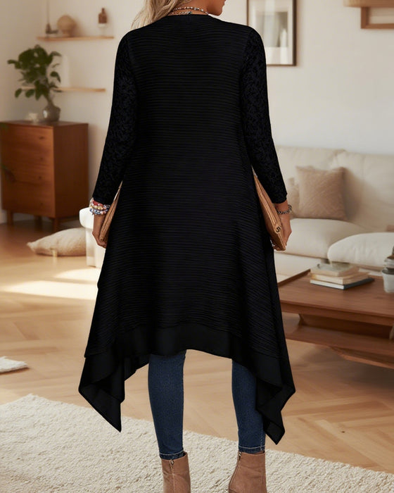 Top Med To-I-En Design, Trykt Mönster Og Asymmetrisk Klipping