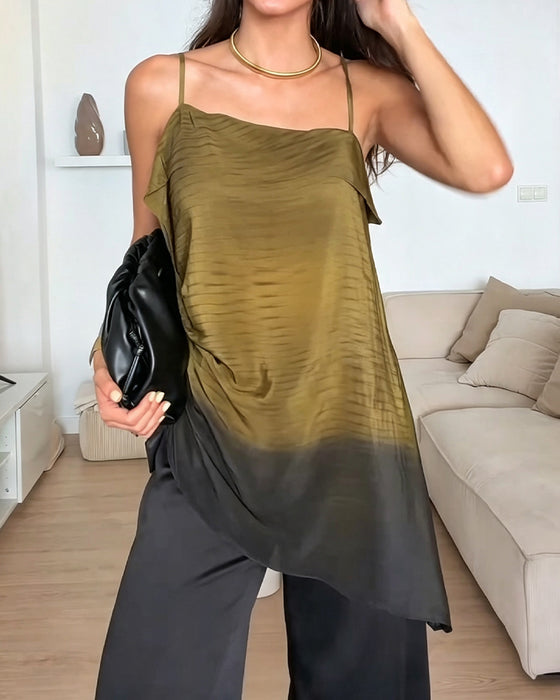 Cami Top Ombre Fargeblokk