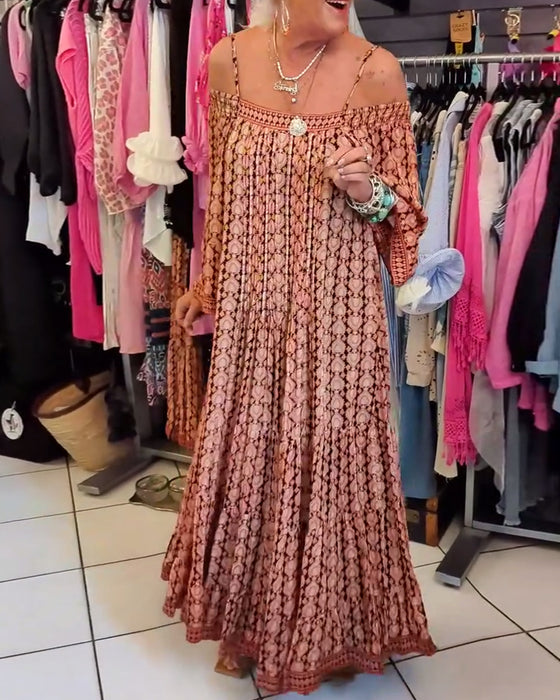 Bohemsk Stil Seleløs Kjole