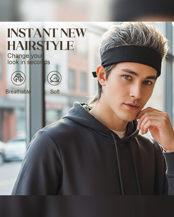 Lue Herre Unisex Hip-Hop Stil Parykk