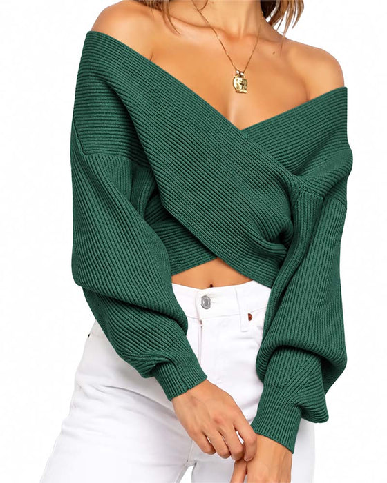 Genser Kors Off-Shoulder Kort