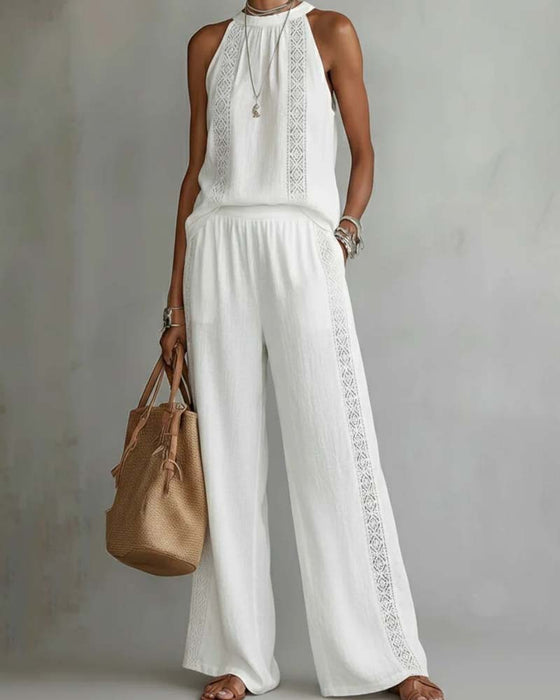 Todelt Sett Hollow Out Halter