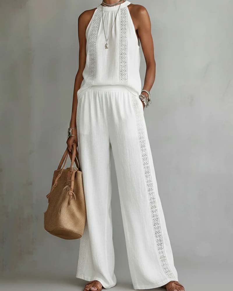 Todelt Sett Hollow Out Halter