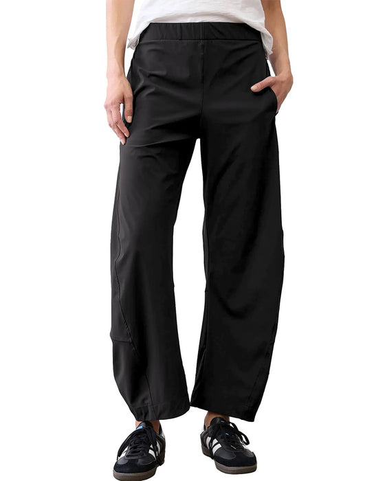 Pants Solid Farge Hengende Lomme Korte
