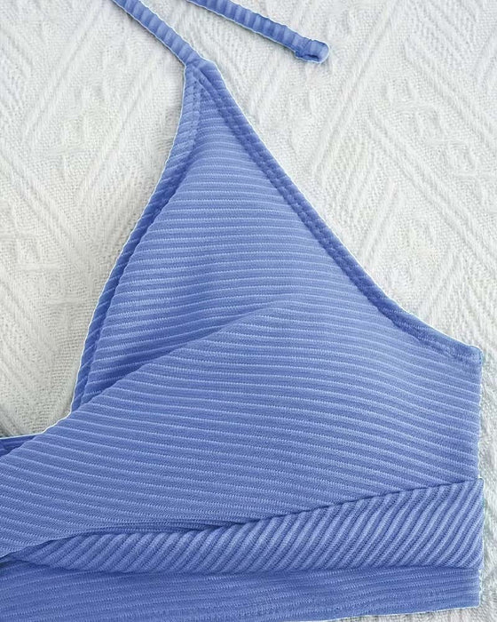 Bikini Halter Høy Midje